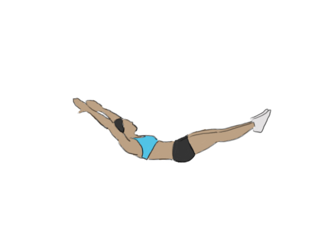 Creux sur le dos (Hollow body hold)