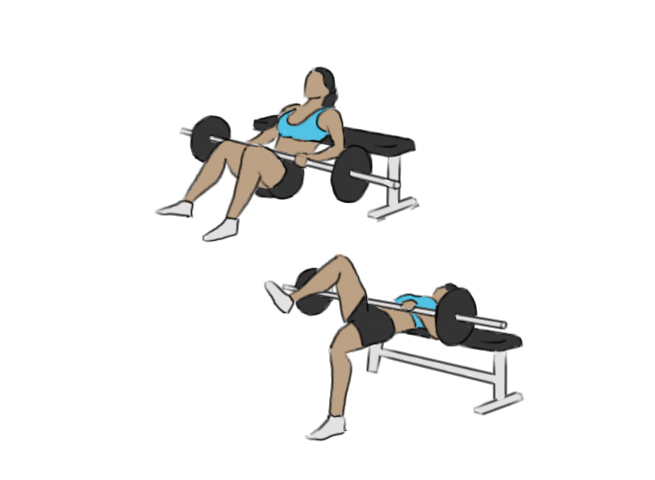 Hip thrust à une jambe