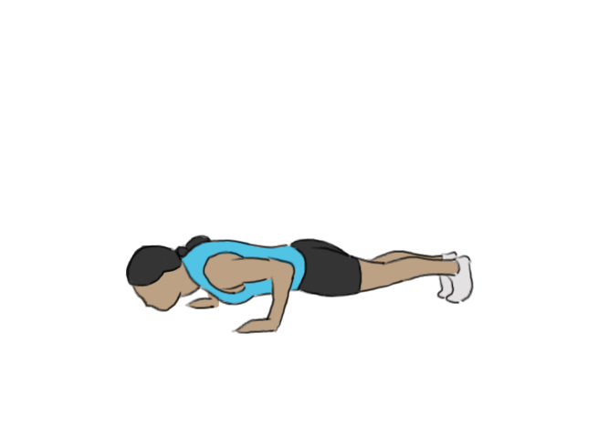 Gainage en position pompe