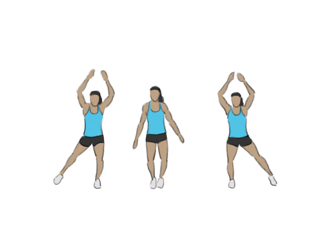 Side step jacks