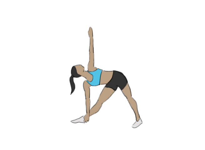 Posture du triangle