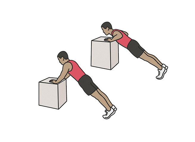 Pompes avec boîte prise serrée