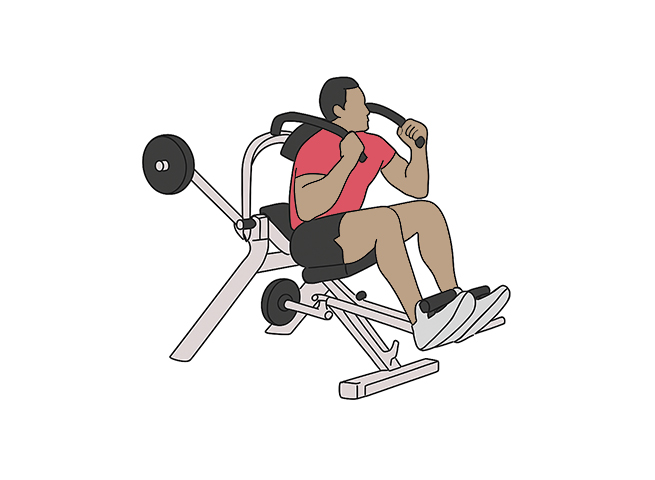 Crunch à la machine