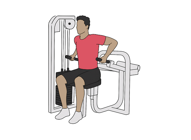 Dips à la machine