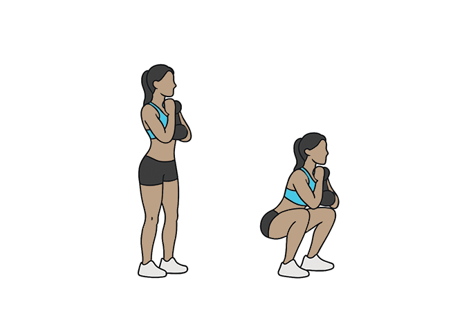 Goblet squats