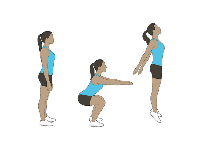 Squat sauté