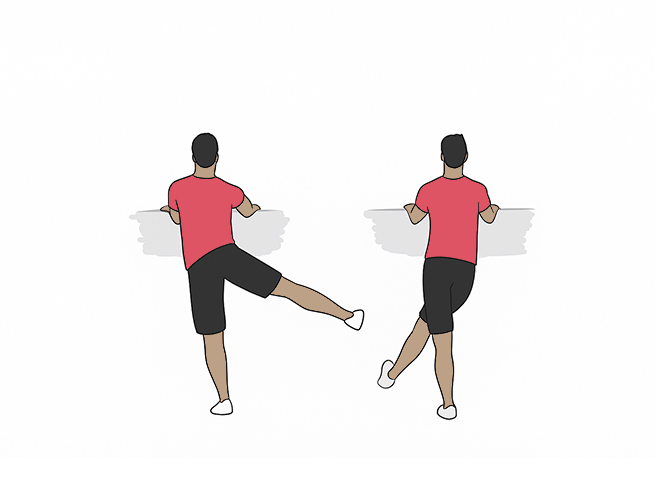 Leg swings de côté