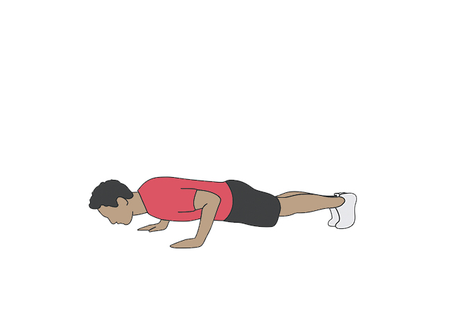 Gainage en position pompe