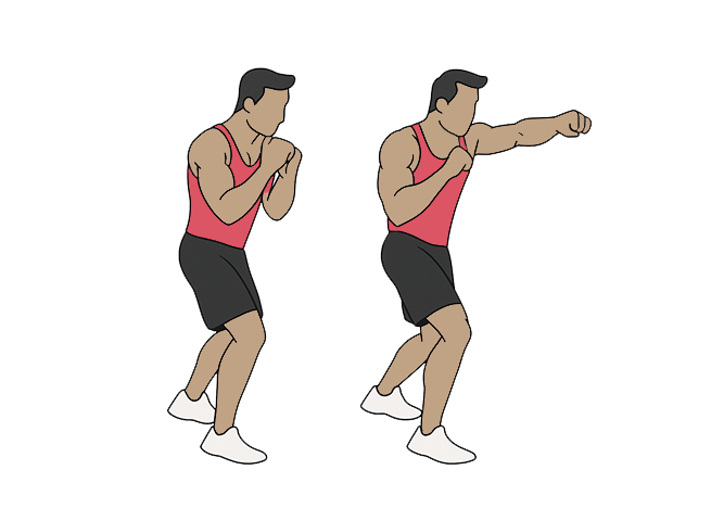 Boxe dans le vide
