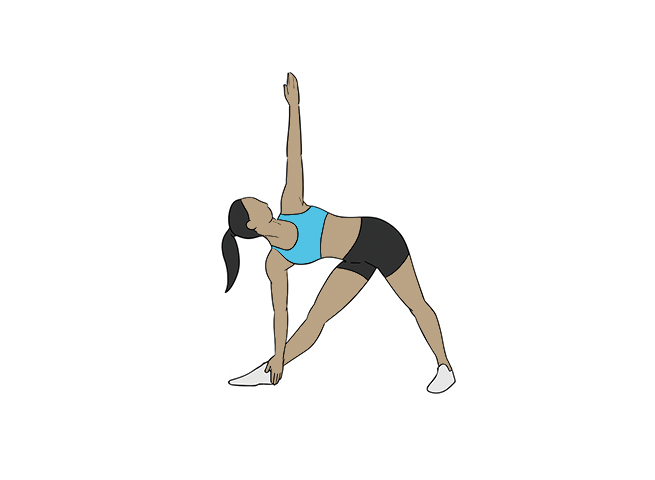 Posture du triangle
