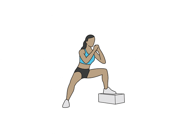 Squat asymétrique