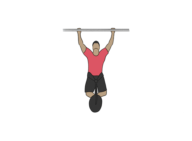 Tractions pronation lestées